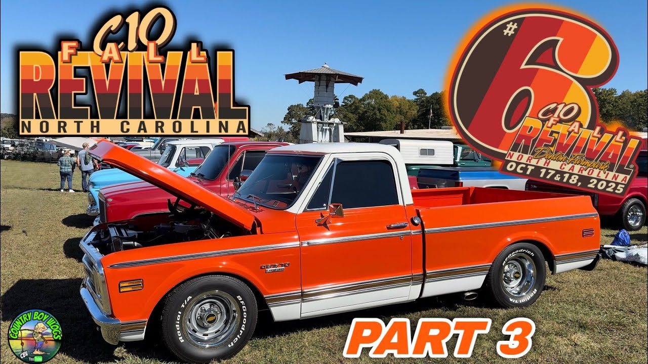 C10 Fall Revival 2025 - The LARGEST & BEST Chevy Truck Show In The Carolinas - Denton North Carolina