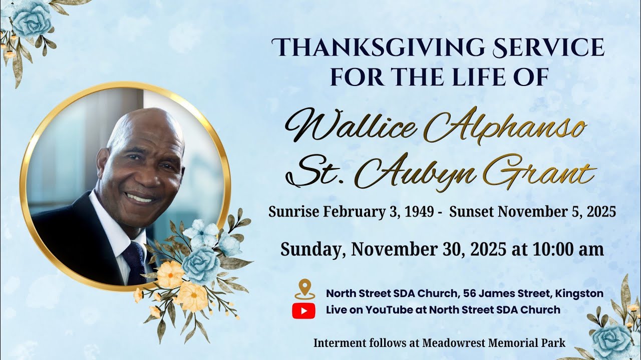 Celebrating the Life of Elder Wallice Grant II November 30, 2025 || 10:00 am