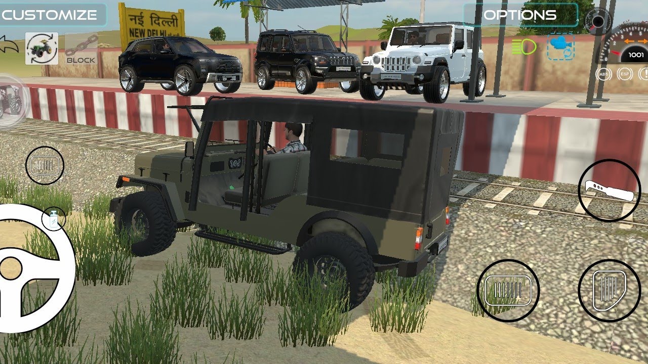 #indianvehiclessimulator3dvideos #thar4x4 #gaming 