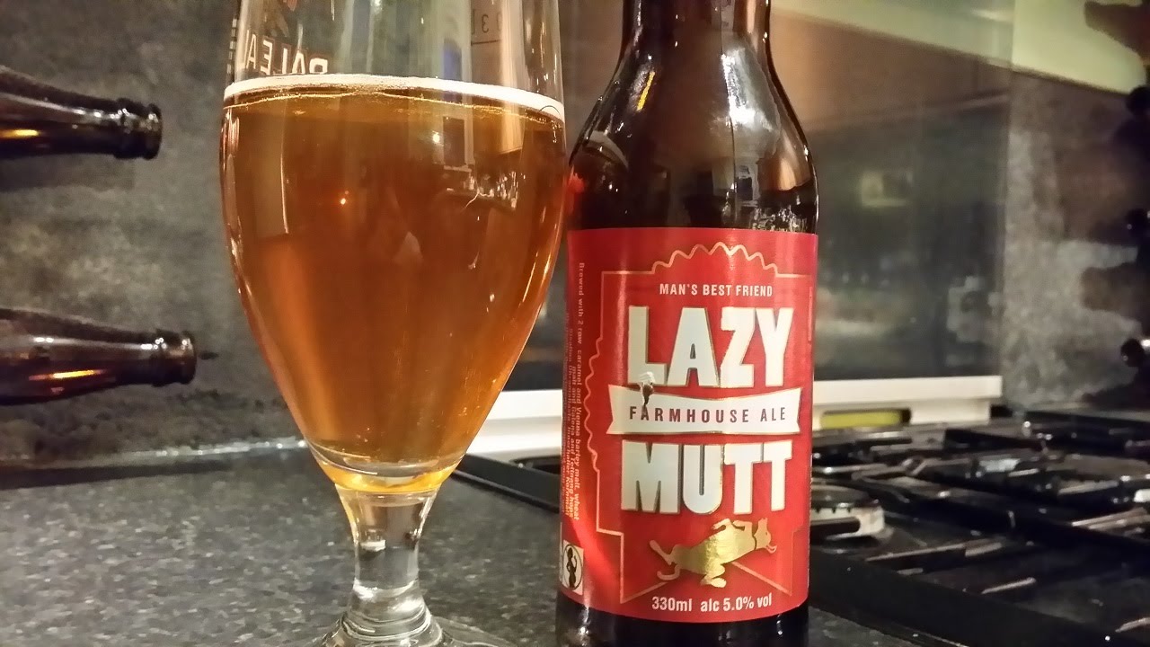 Minhas Brewery Lazy Mutt Farmhouse Ale | American Craft Beer Review