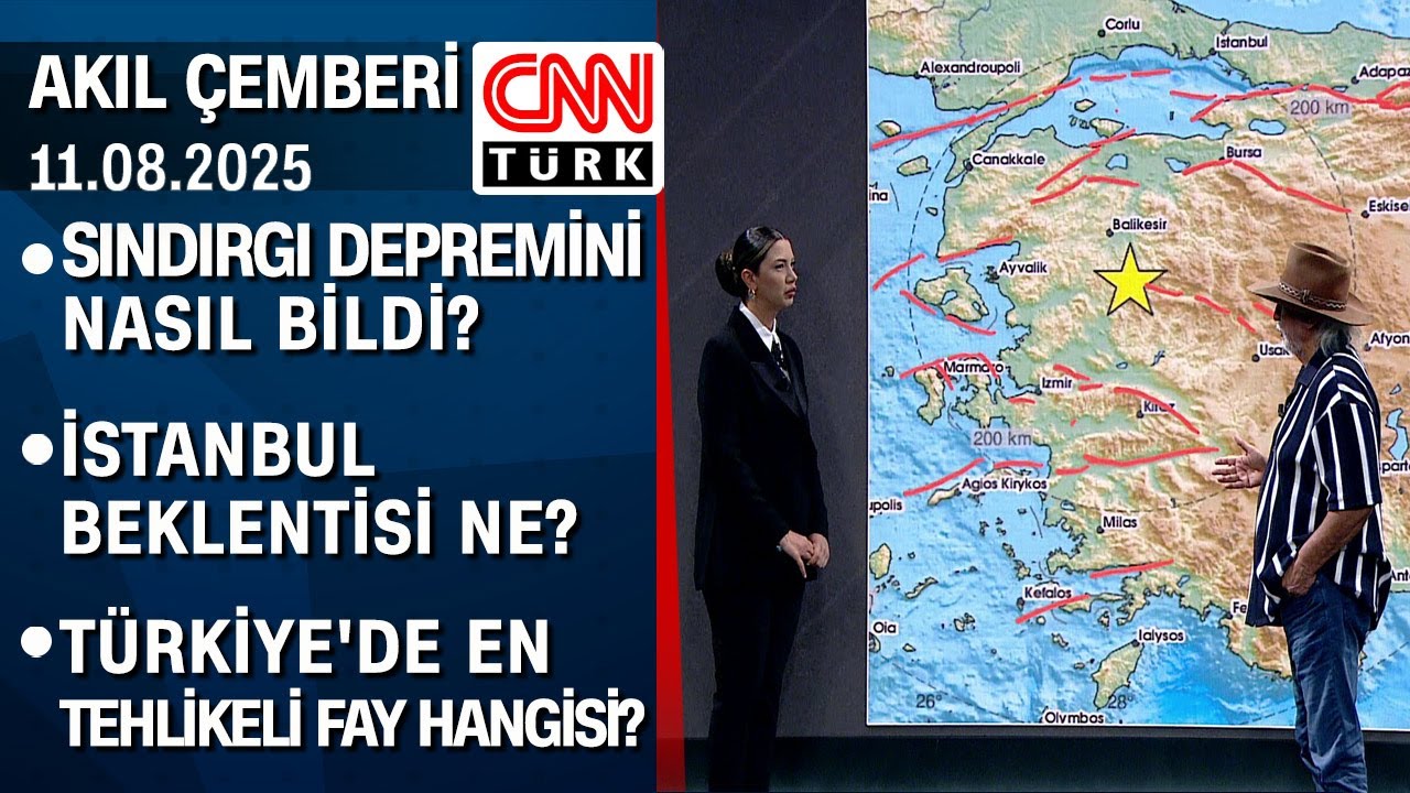 Prof. Dr. Şener Üşümezsoy, 6,1'lik deprem sonrası merak edilenleri anlattı - Akıl Çemberi 11.08.2025