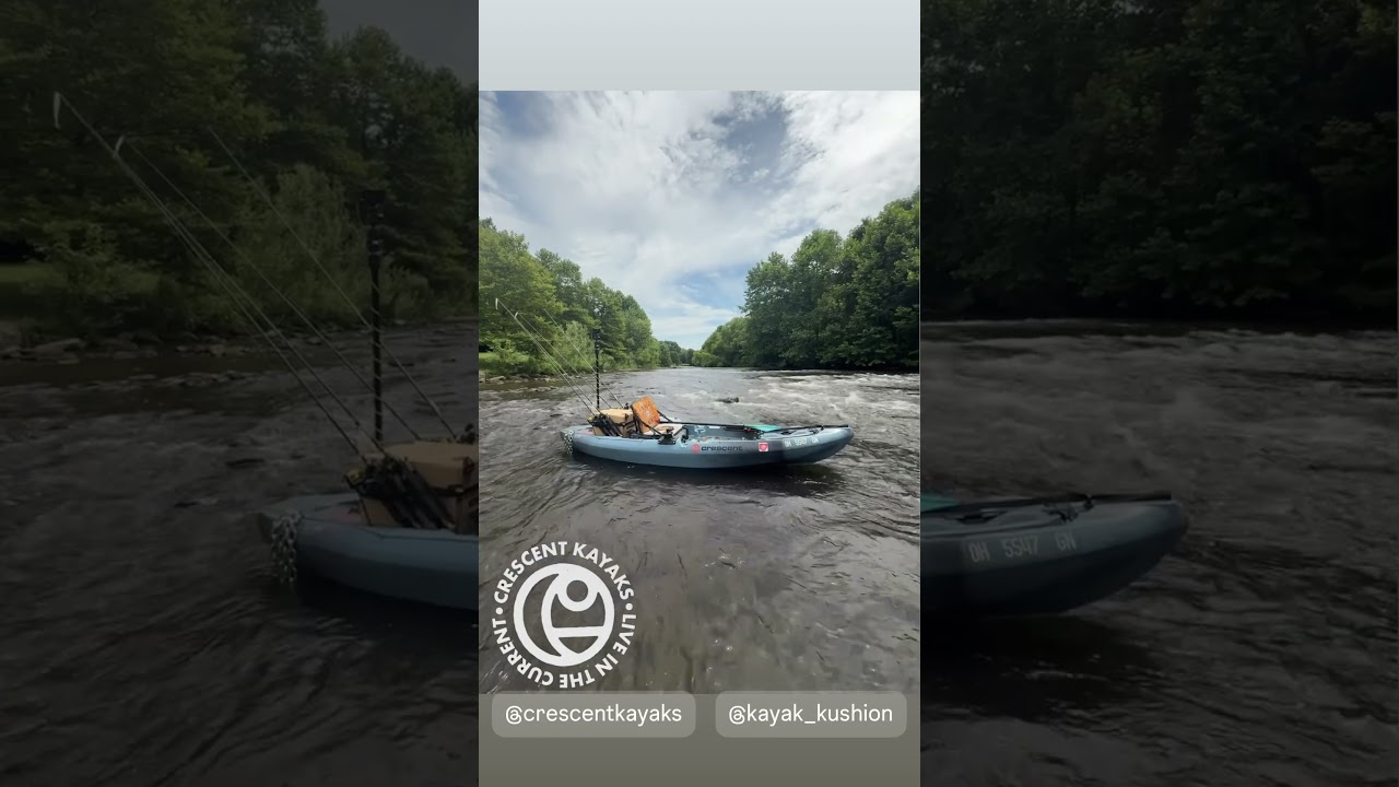 Crescent Smallie in its natural habitat! #crescentkayak #smallie #fishing
