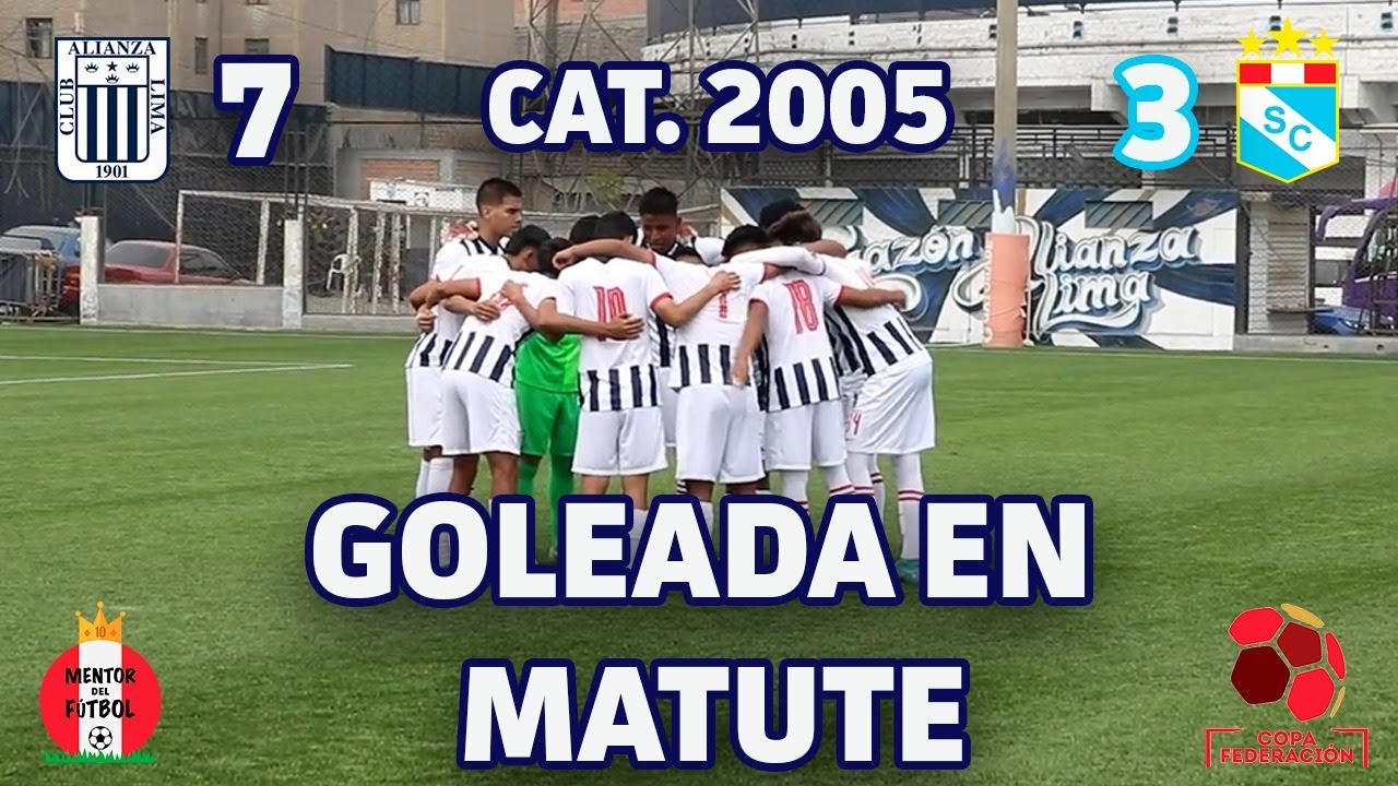 04-06-2022 | 🏆⚽ COPA FEDERACIÓN 🇵🇪 ¡GOLEADA EN MATUTE! ALIANZA LIMA 7-3 SPORTING CRISTAL - CAT. 2005
