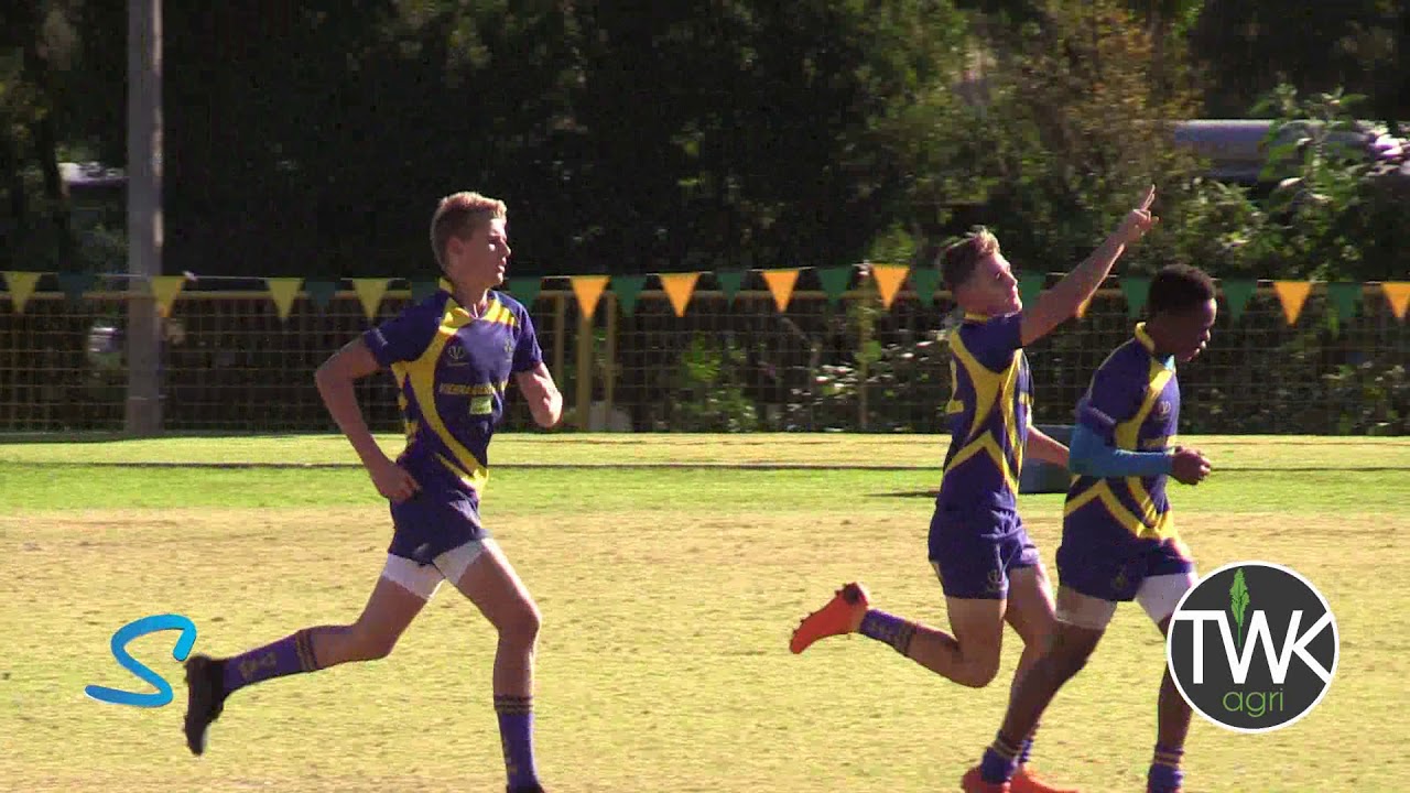 School Rugby Action - u/16 Ermelo vs HTS Witbank 02-06-18