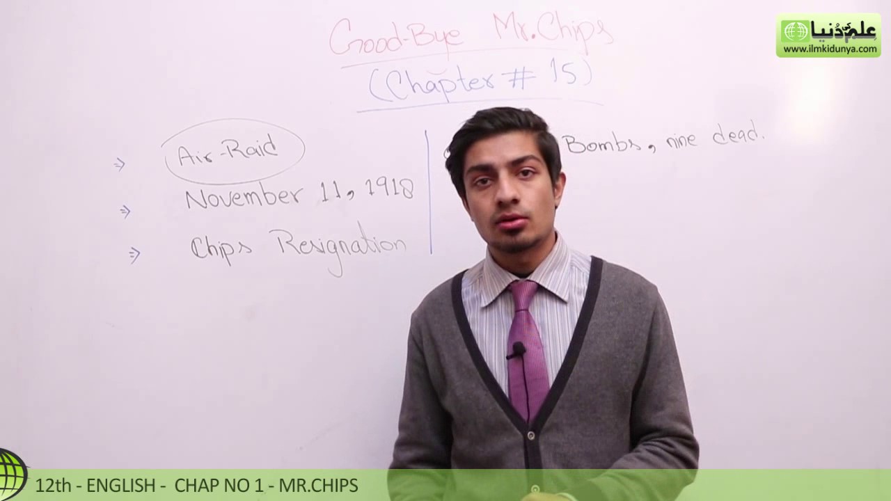 12th Class English Book II, Ch 15 Mr.Chips -  Fsc English part 2 Mr Chips