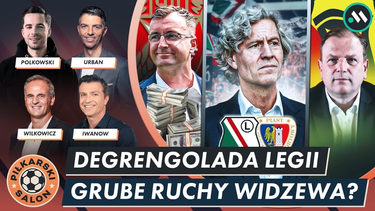 LEGIA - PIAST: ŻYLETA PRZECIW MIODUSKIEMU. WIDZEW WYDA MILIONY? JAGA TRACI PREZESA | PIŁKARSKI SALON