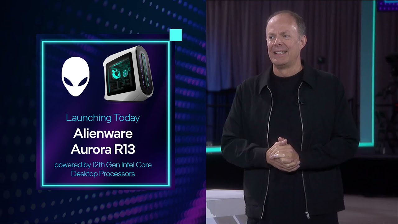 Intel Innovation 2021 Demo: Exceptional Game Play: Alienware Aurora R13 with 12th Gen Intel Core