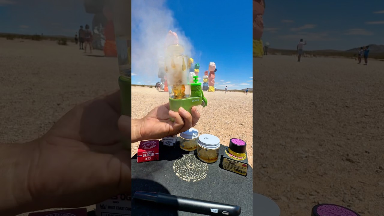 NEW BOMB E-RIG & CUSTOM GLASS SESH!  #bomberig #7magicmountainrocksnevada  #beatsandinstros. NFSOT