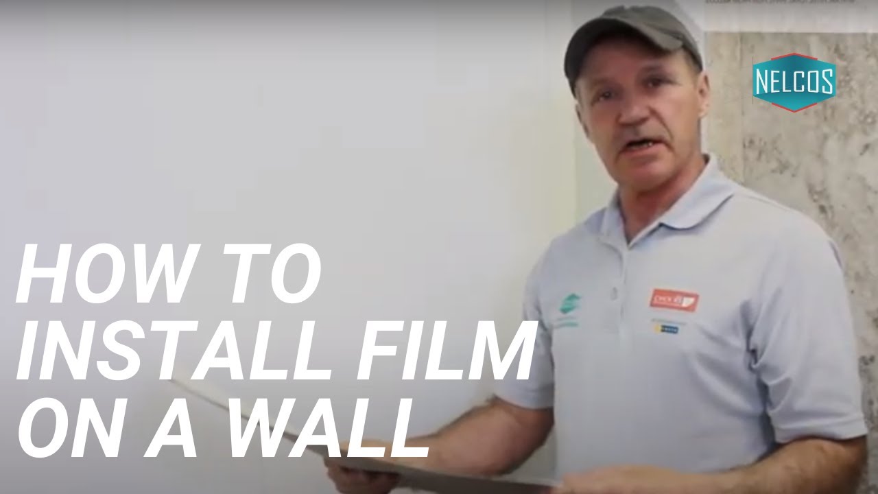 How To Install Architectural Film on Wall | Double Cut | Nelcos Architectural Vinyl