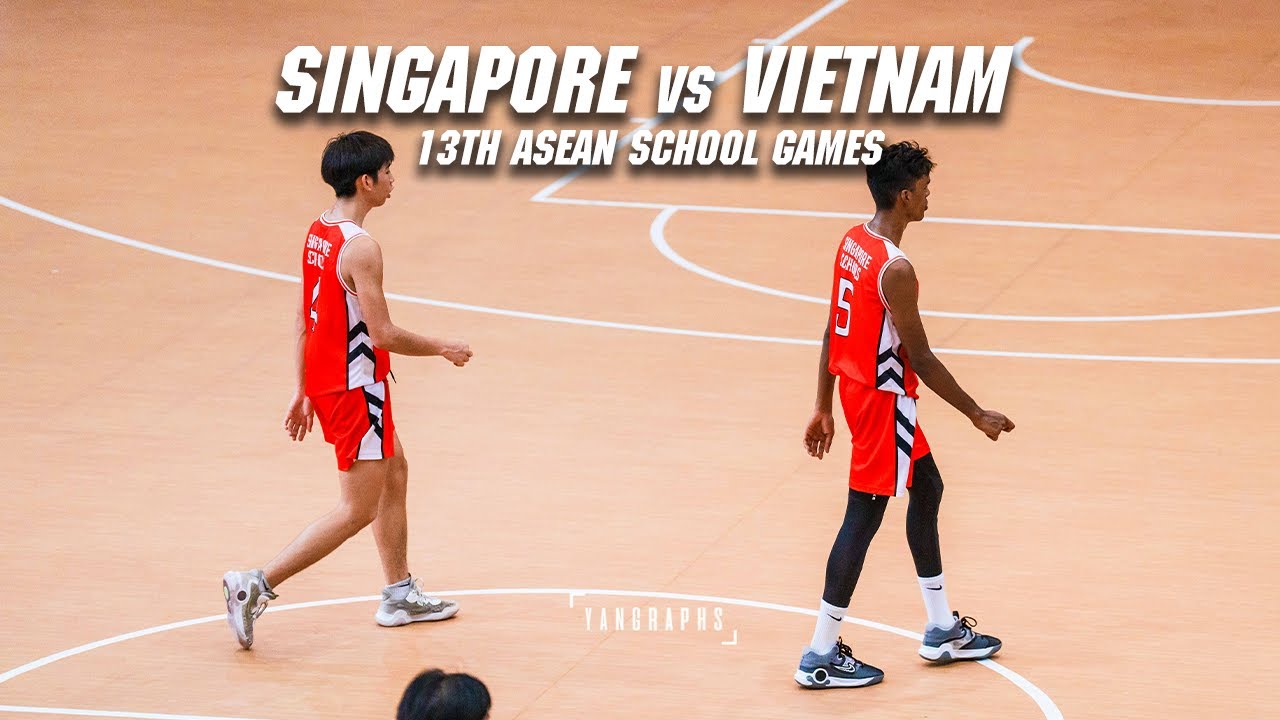 KAI AND BHAVEN CLOSE IT OUT IN OT | SINGAPORE vs VIETNAM 13th ASEAN SCHOOL GAMES 2024