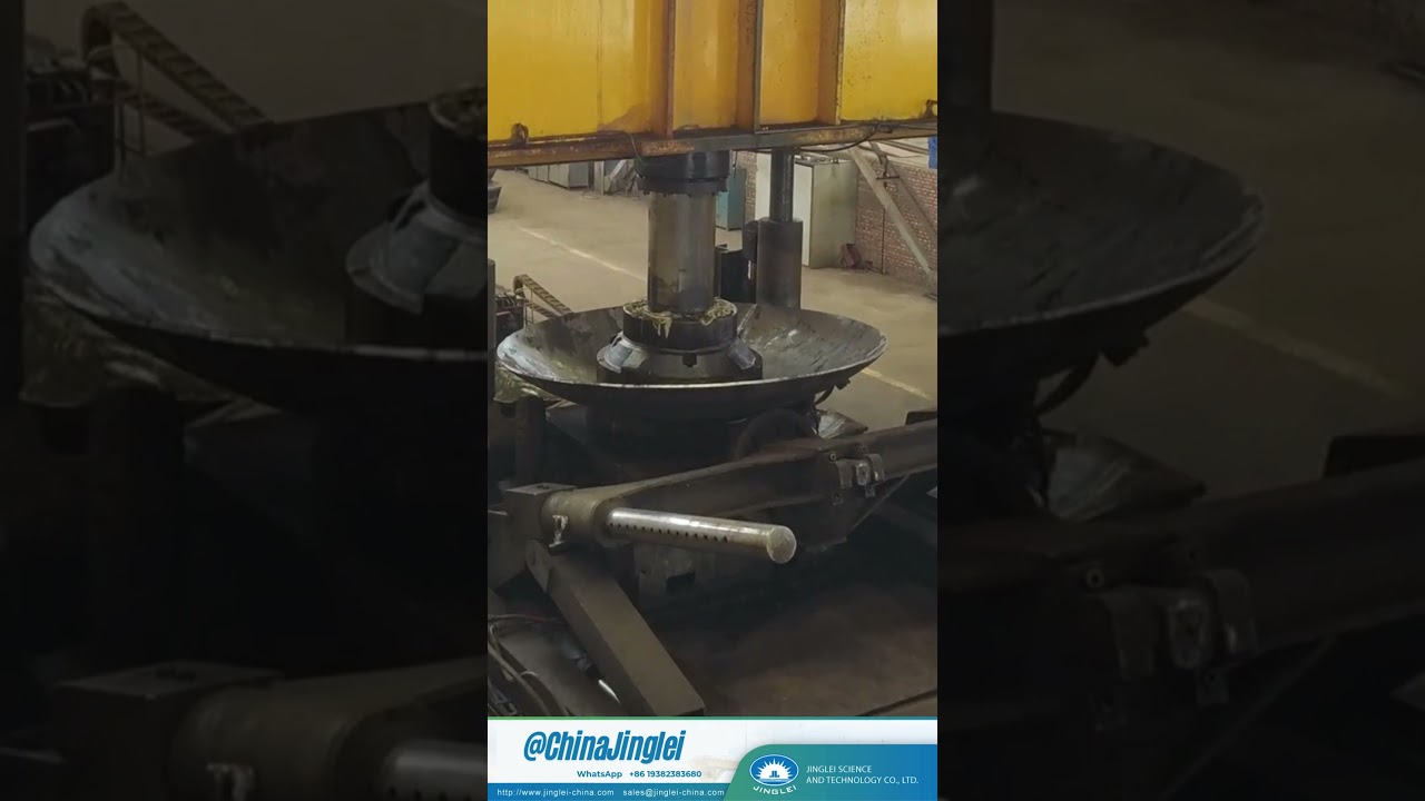🔥Inside the Factory: Pressure Vessel Head Manufacturing⚙️ #heavyduty #manufacturer #pressurevessel