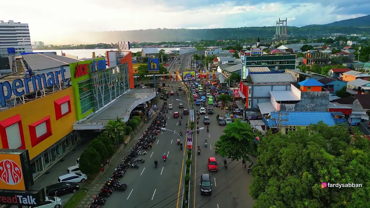 KOTA AMBON DRONE VIEW