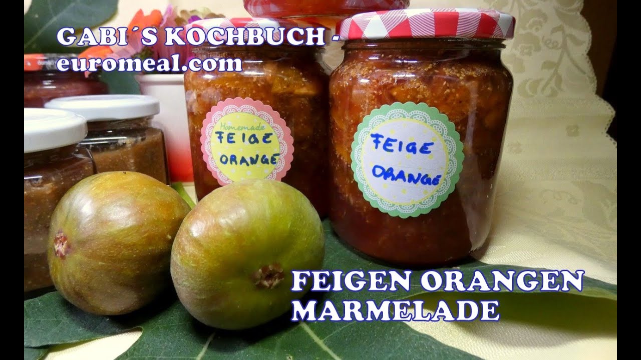 Feigen Orangen Marmelade - einfach und schnell gemacht