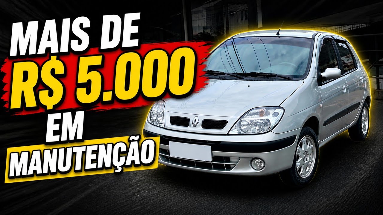 O que já fizemos de manutenção na Scenic? Quanto que foi gasto?