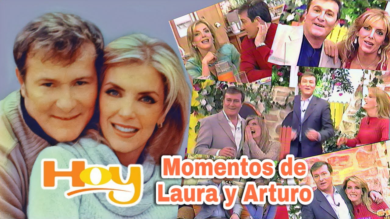 Momentos de Laura Flores y Arturo Peniche en HOY 2003