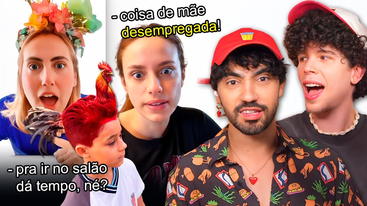 mães quebram pau por causa de cabelo maluco