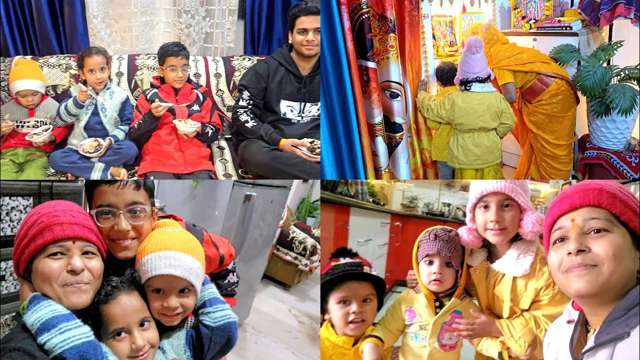 कभी कभी अपने बच्चों को without reason Hug कर लेना चाहिए बसंत पंचमी और हर्षित का birthday vlog 