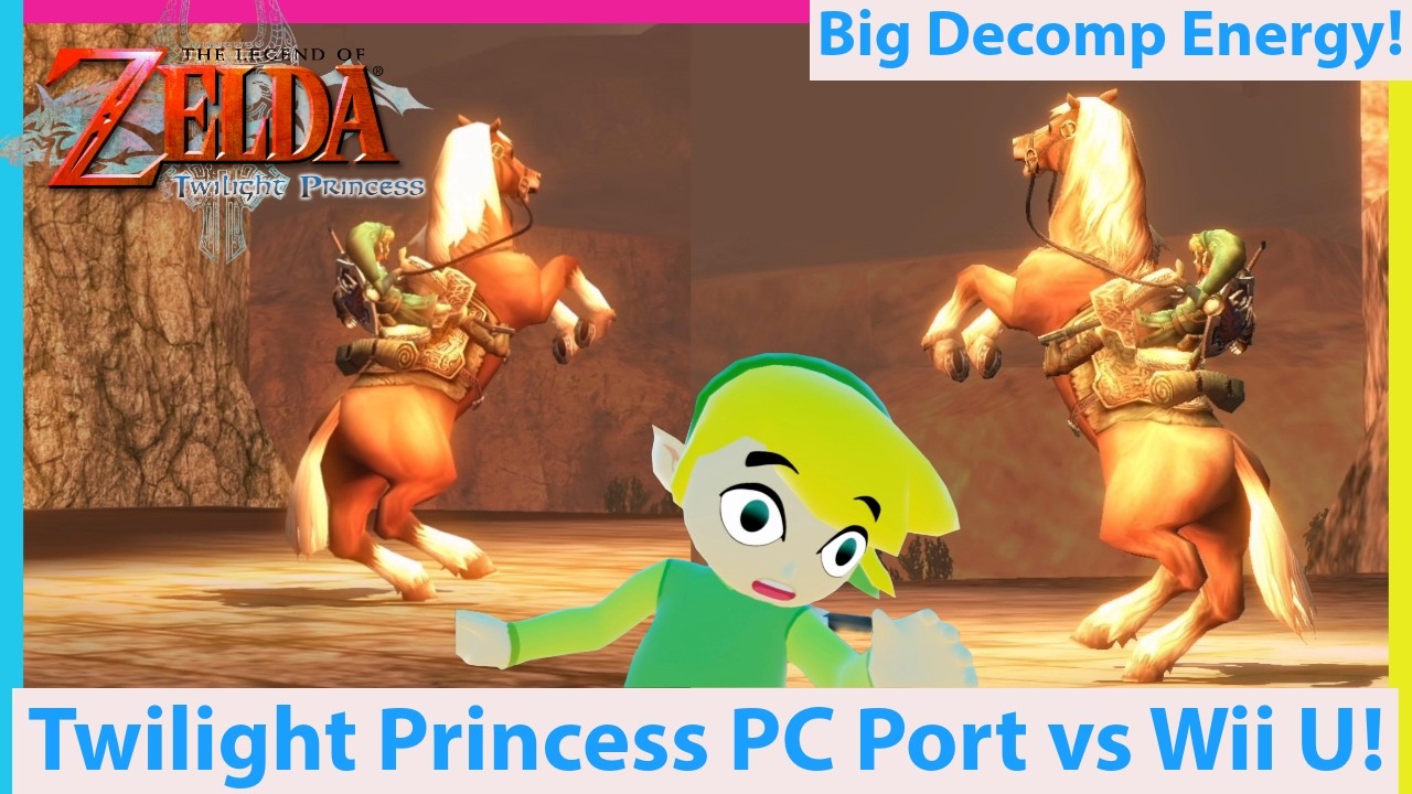 Twilight Princess PC Port vs Twilight Princess HD on Wii U