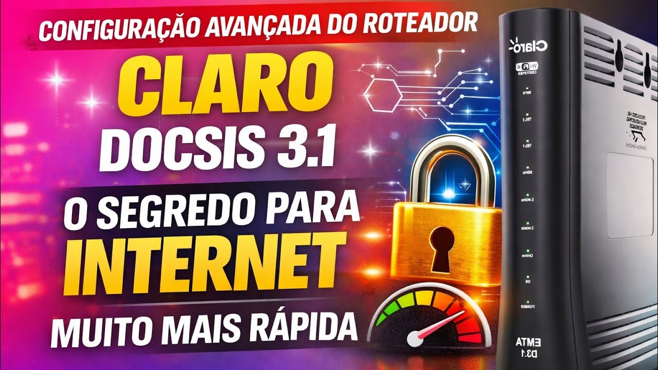 CONFIGURAÇÃO AVANÇADA DO MODEM CLARO O SEGREDO PARA INTERNET MUITO MAIS RÁPIDA