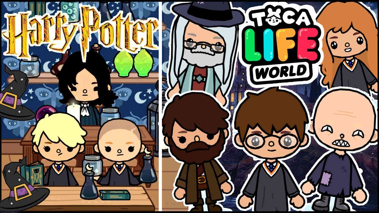 TOCA LIFE WORLD #51 ZBUDOWAŁAM HOGWARD i HARREEGO POTTERA #harrypottere #tocaboca #tocalifeworld