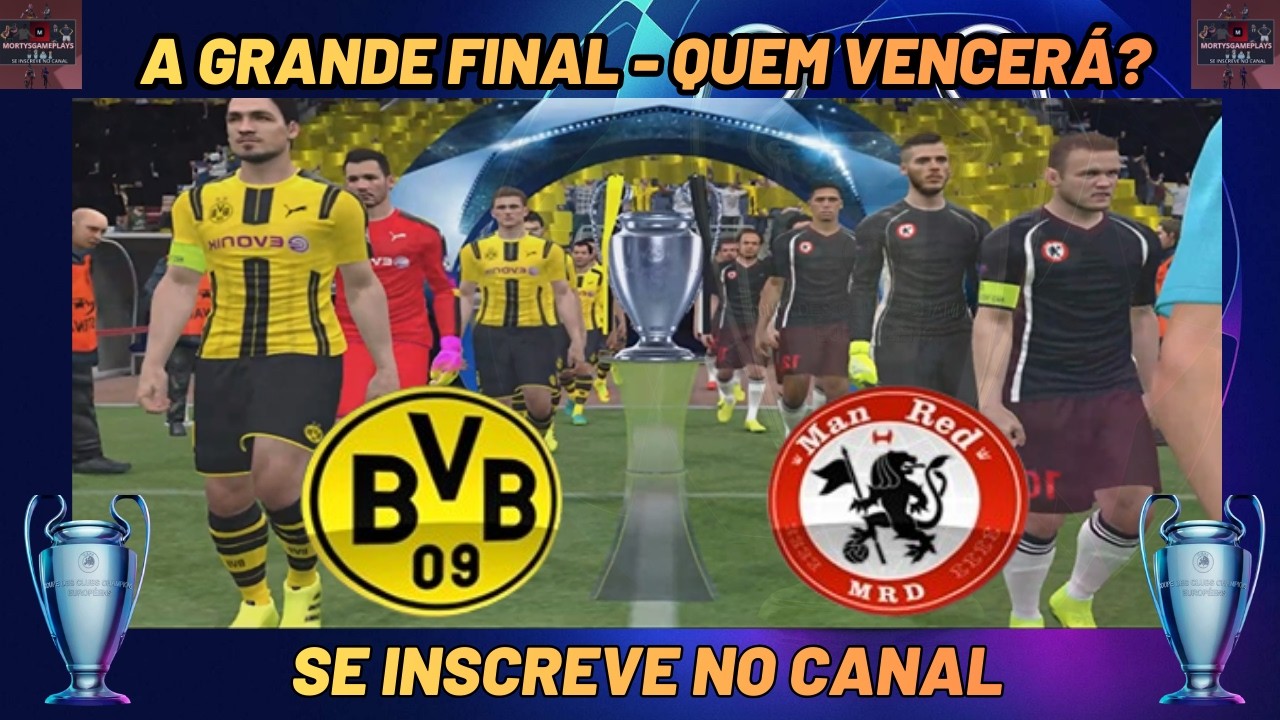 BORUSSIA DORTMUND X MANCHESTER UNITED | FINAL DA UEFA CHAMPIONS LEAGUE | QUEM SERÁ O VENCEDOR?