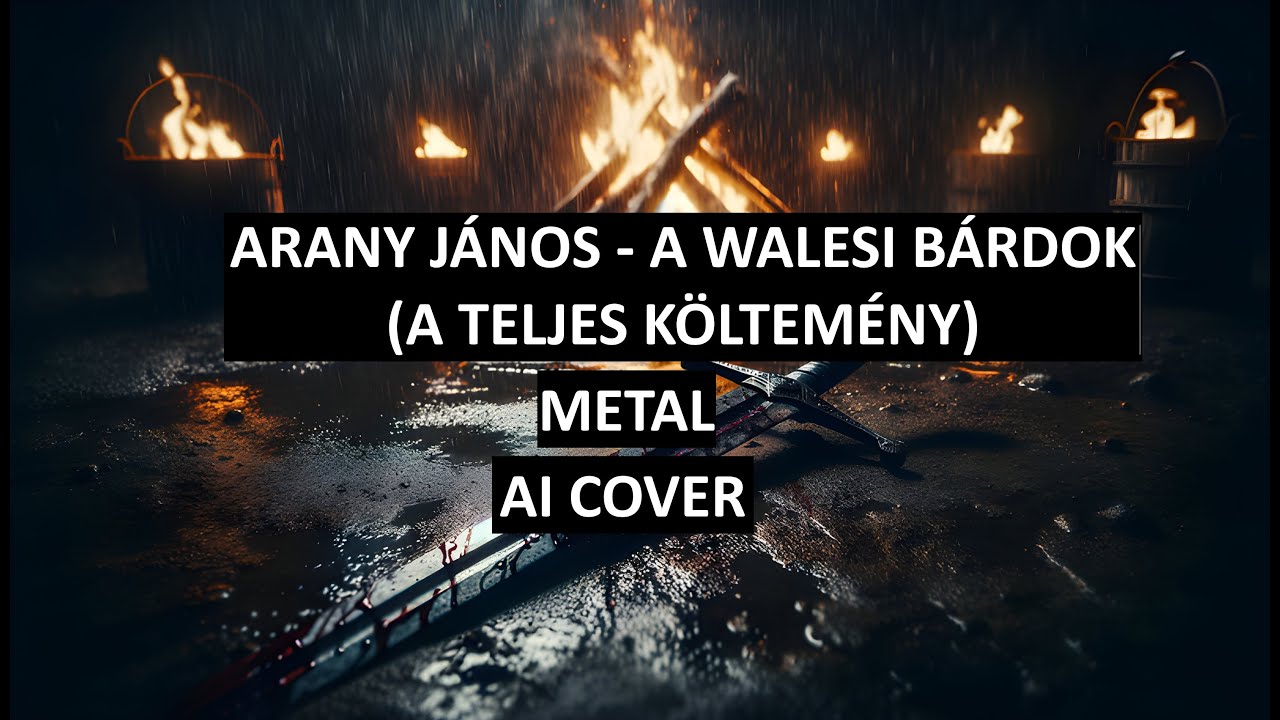 ARANY JÁNOS - A WALESI BÁRDOK (POWER METAL AI COVER) (TELJES KÖLTEMÉNY EGYBEN)