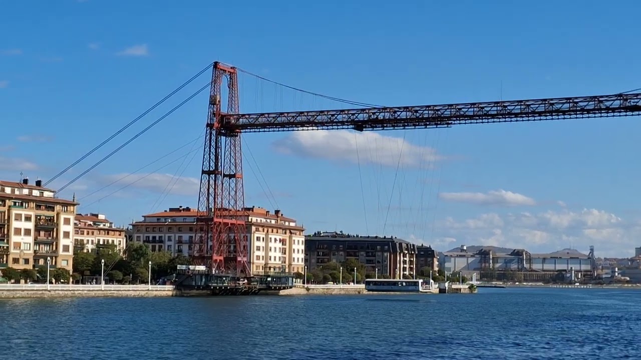 Exploring the amazing Bizkaia bridge #Portugalete 