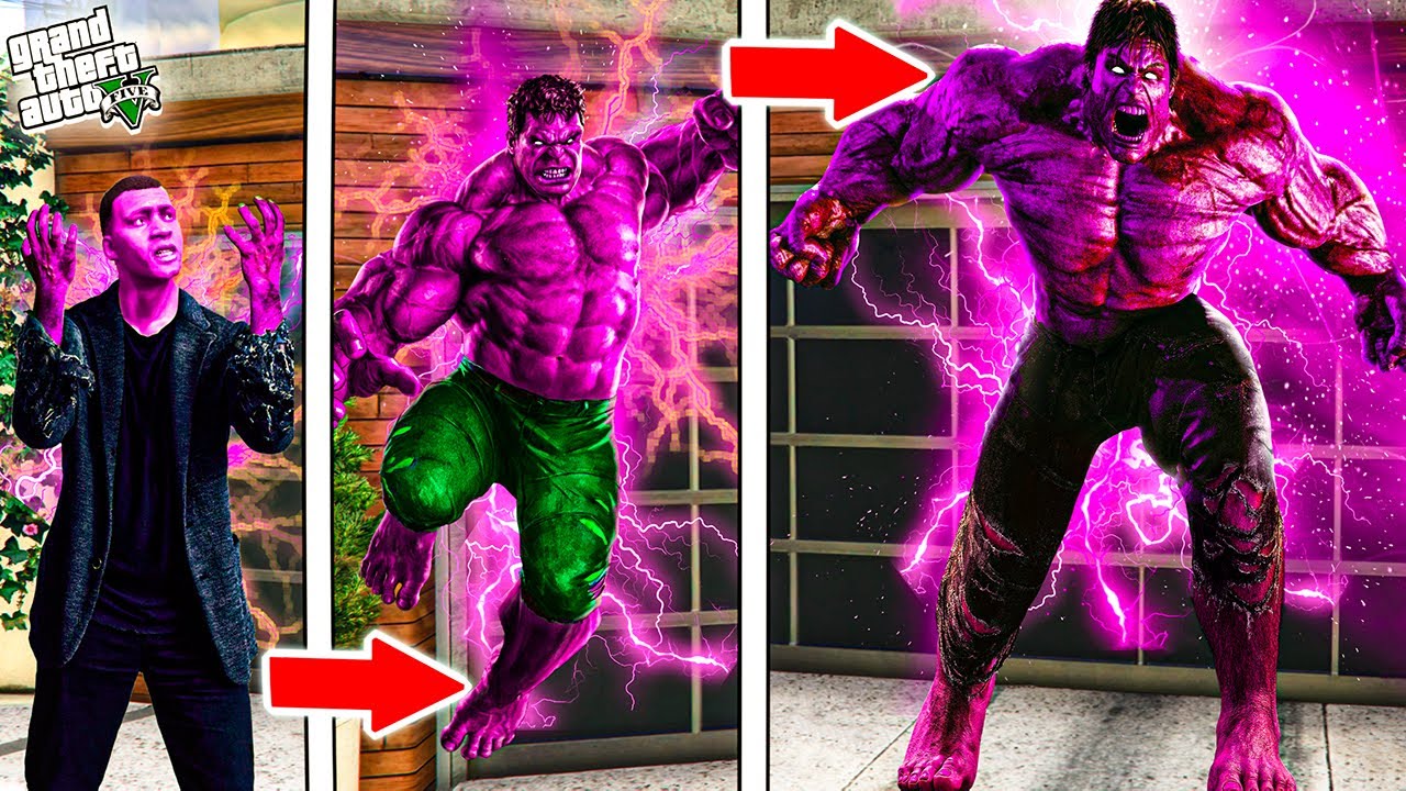 GTA 5 : Franklin Finding $1 To $1000000000 PINK HULK In GTA 5 ! (GTA 5 Mods)