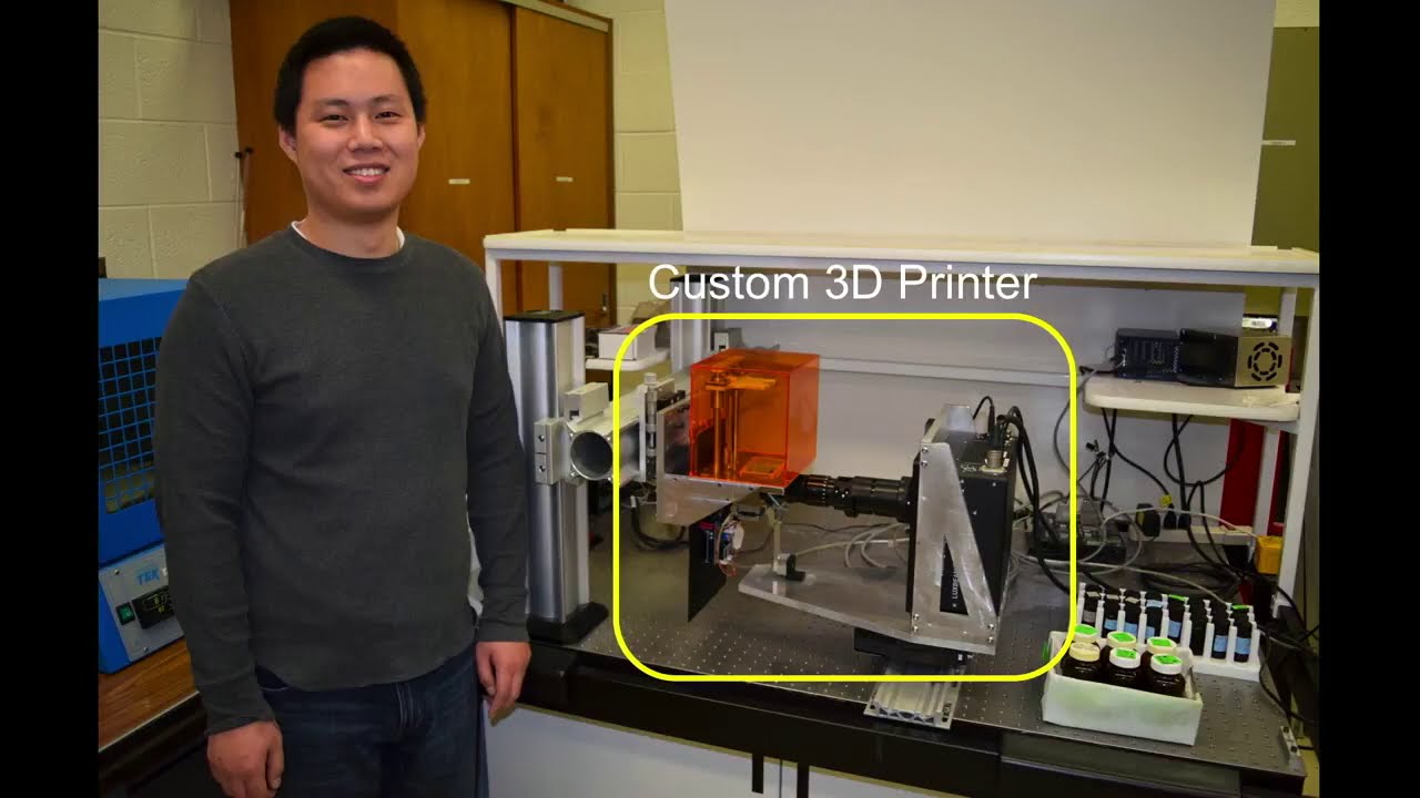 Professor Greg Nordin and Lab-on-a-chip