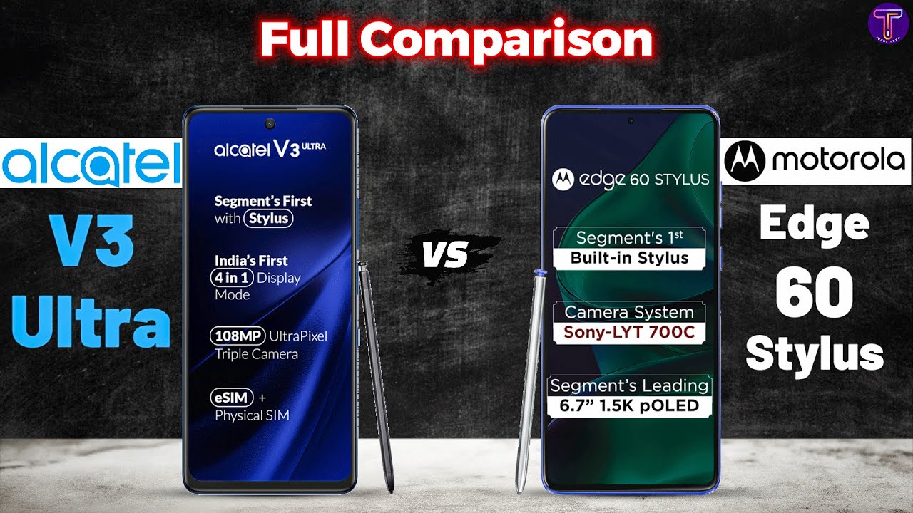Alcatel V3 Ultra vs Motorola Edge 60 Stylus : Full Comparison⚡Which One Is Better?