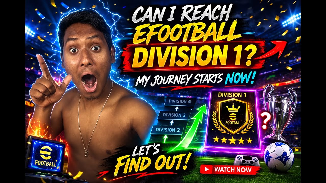 Efootball Live Stream |Can I Reach Divison 1?