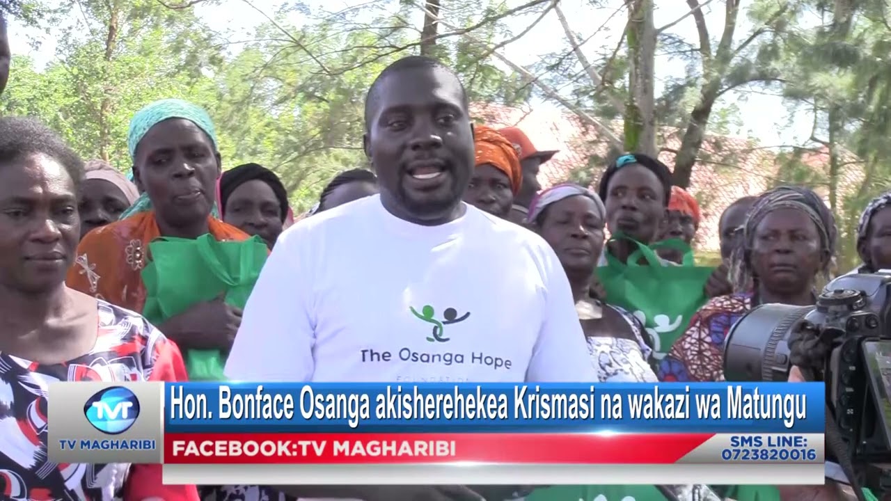 Hon. Bonface Osanga Aungana na Wakazi wa Matungu Kusherehekea Krismasi Nyumbani Kwake