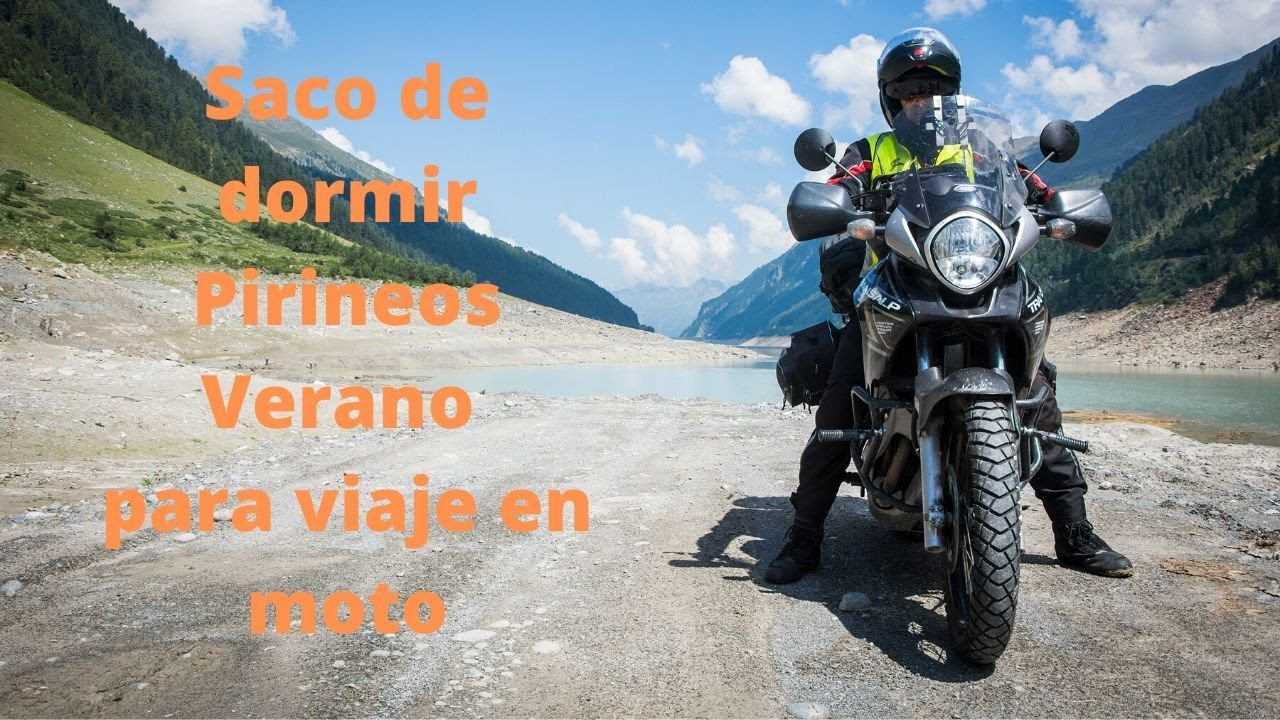 Ruta en moto por los Pirineos en Verano: Guía para elegir tu saco de dormir🏔️🏍️