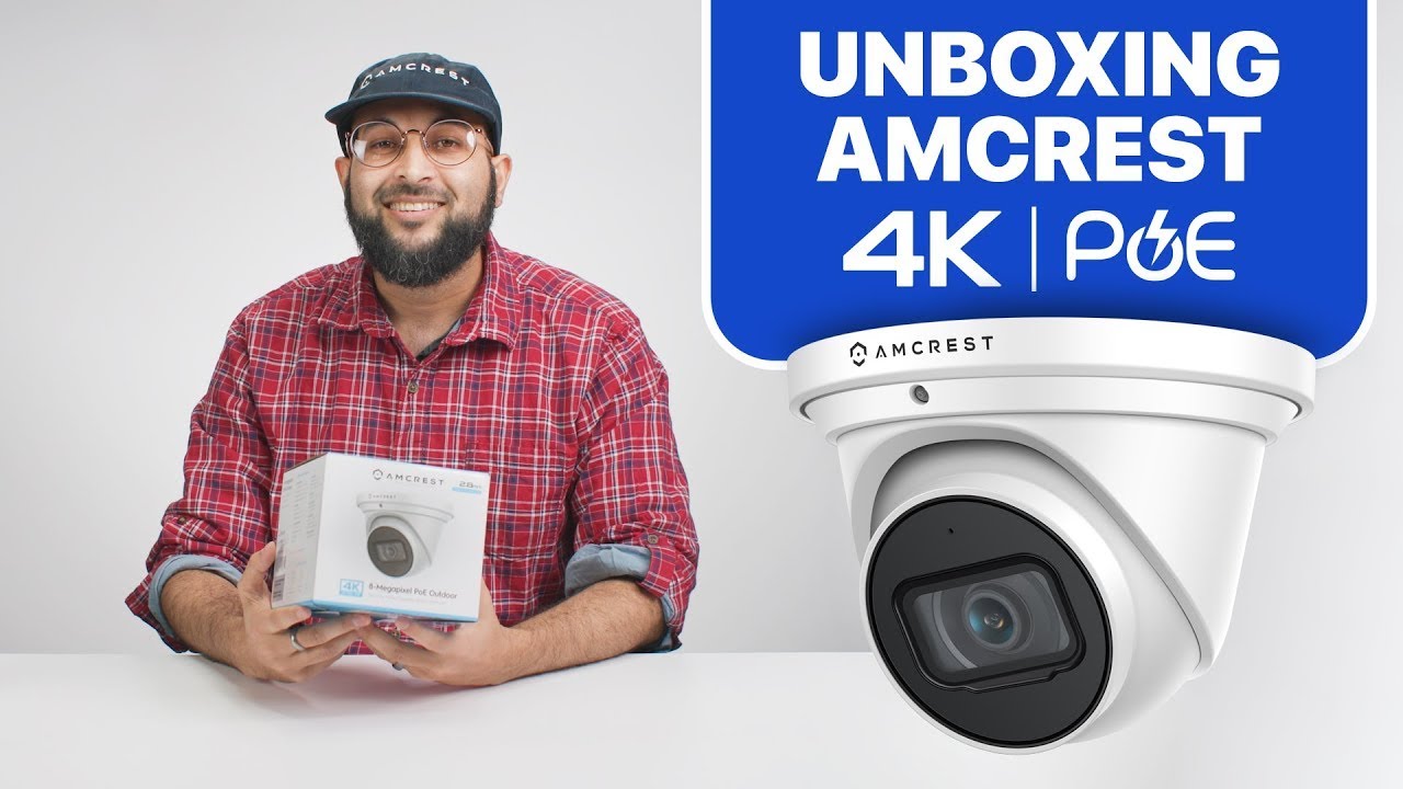 Amcrest Turret 4K POE IP Camera Model IP8M-T2599EW Unboxing & Feature Overview