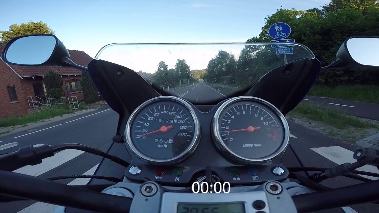 Suzuki GS 500 F - Acceleration 0-100 km/h (0-60 mph)