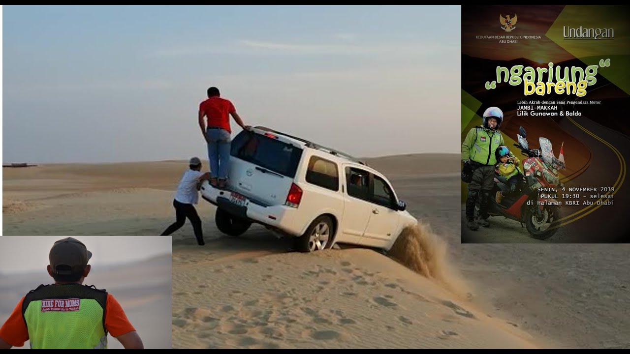Desert activity | ride for moms | bersama rider dari indonesia