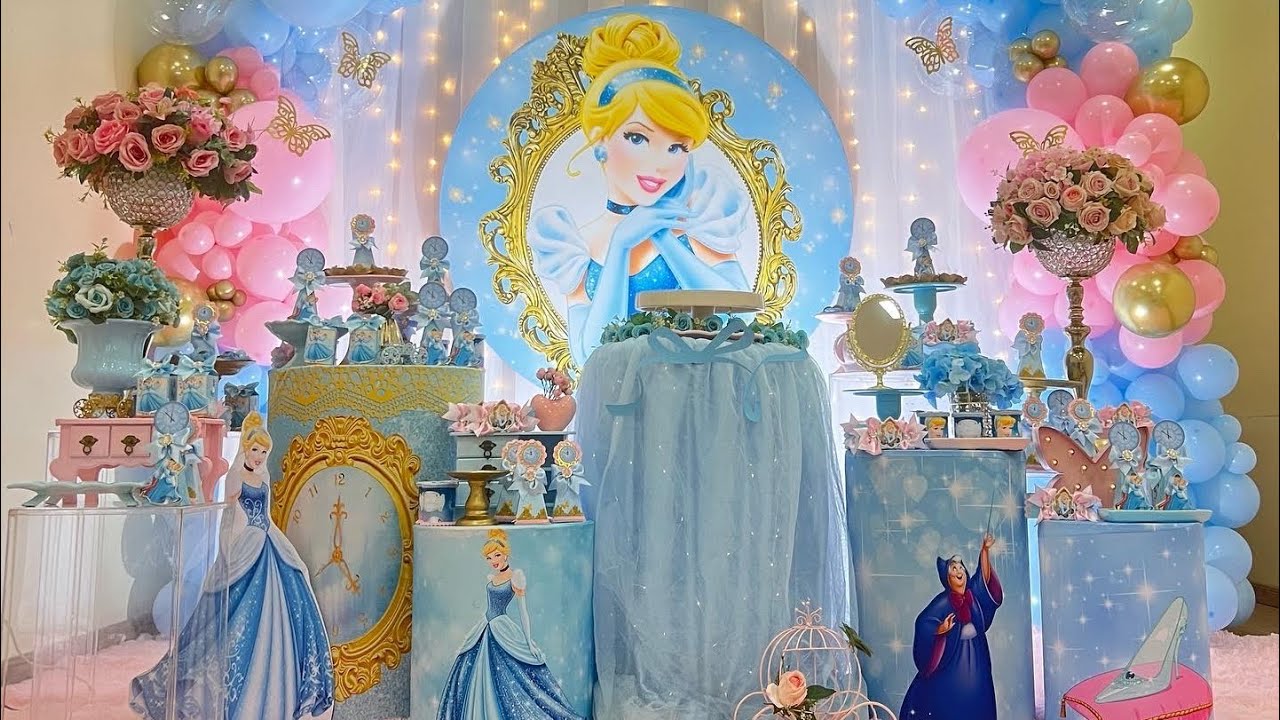 Montagem Festa Cinderela 😍 #festainfantil #decoraçãodefesta #festasinfantis #decor #festas
