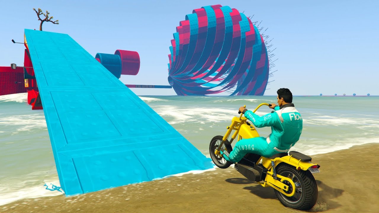 SI CAES AL AGUA.. MUERES! - CARRERA GTA V ONLINE - GTA 5 ONLINE