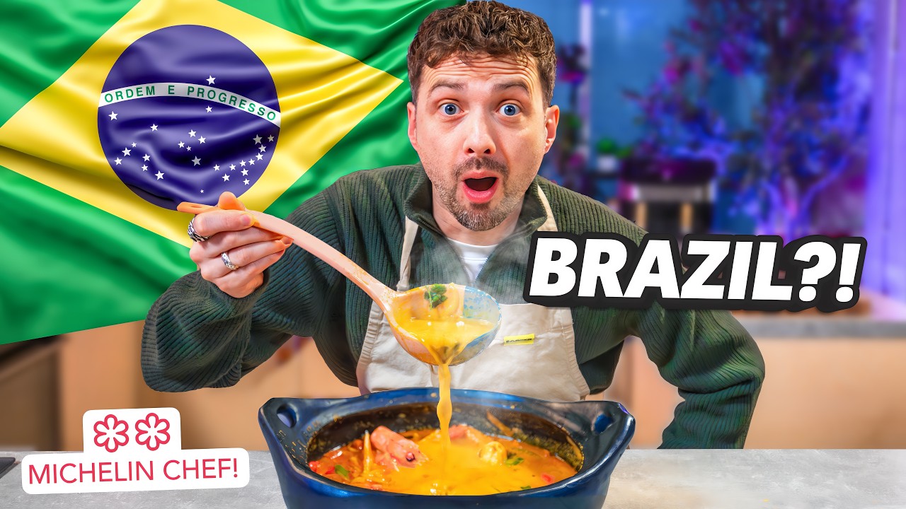 British Cooks Try AUTHENTIC Brazilian Food (With a Michelin-Star Chef!)