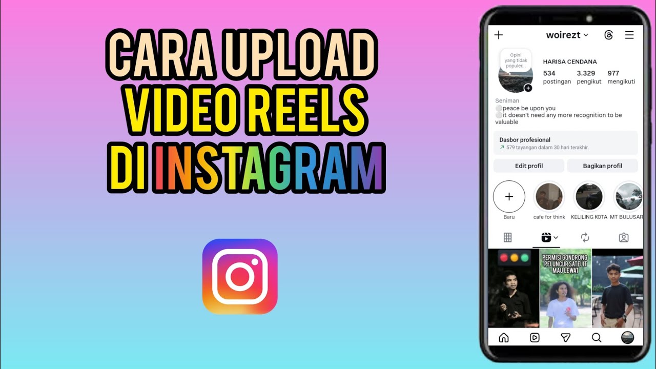 Cara Upload Video Reels Di Instagram 2026