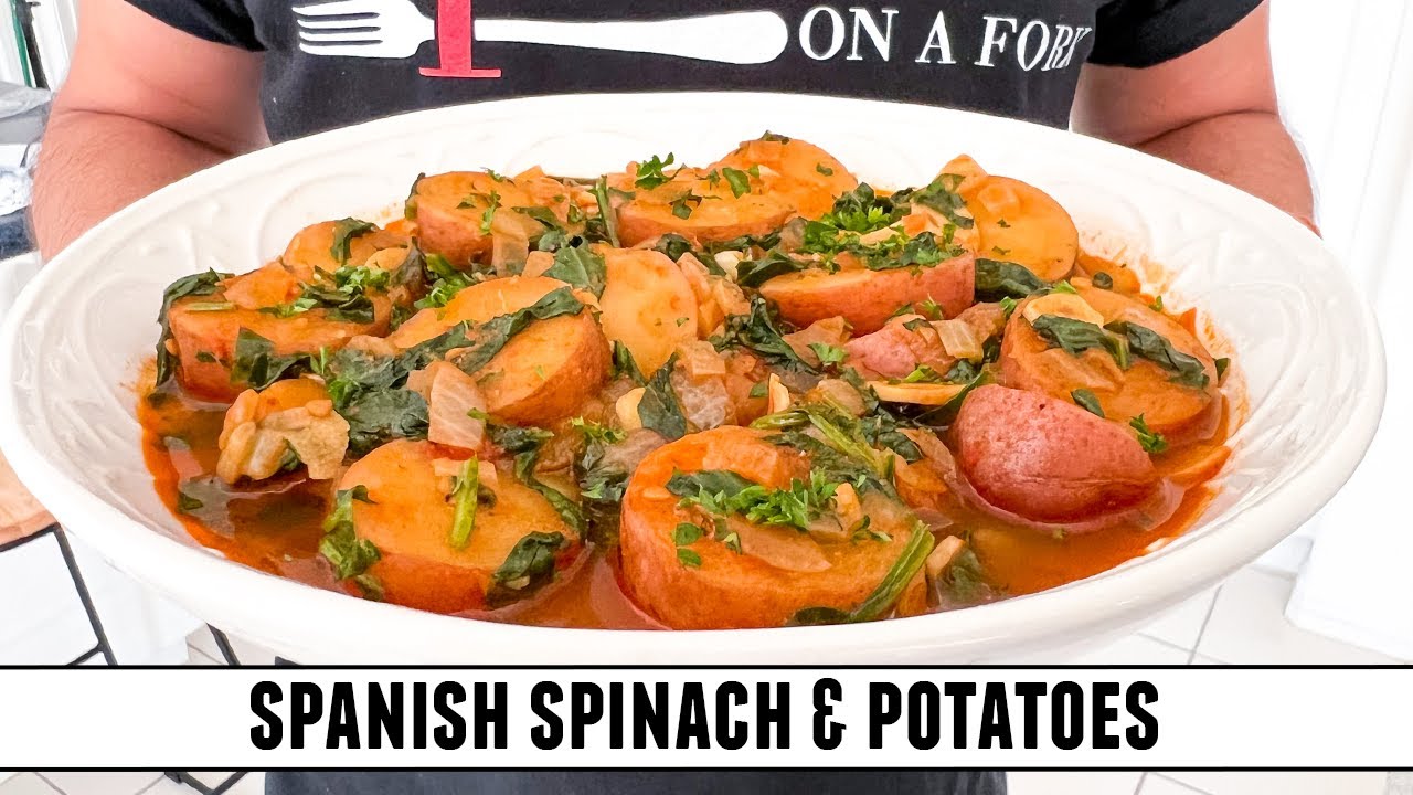 Spanish Spinach & Potatoes | A Classic Recipe from Andaluc&iacute;a Spain