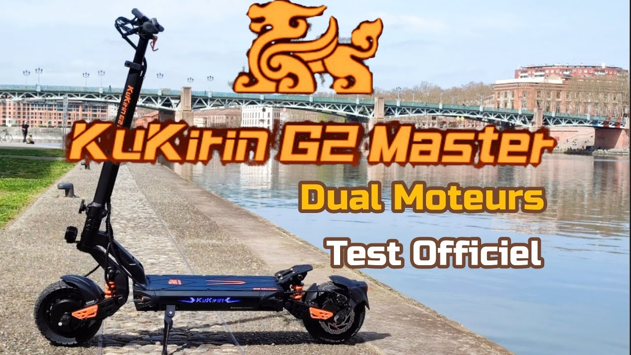 Prix cassé ! KuKirin G2 Master. Bimoteur, elle rigole pas #Banggoodspringsale #trottinette