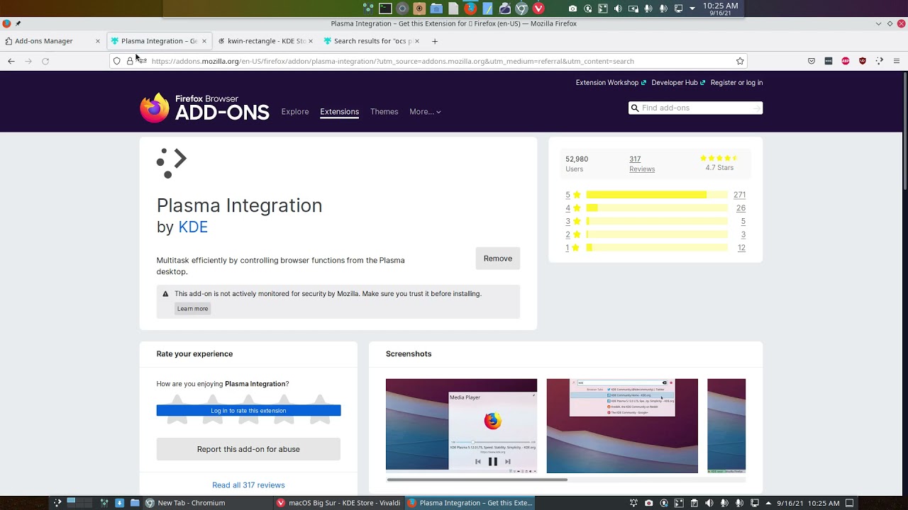 ArcoLinux : 2234 Use ocs-url to install elements from kde-store onto your Plasma system