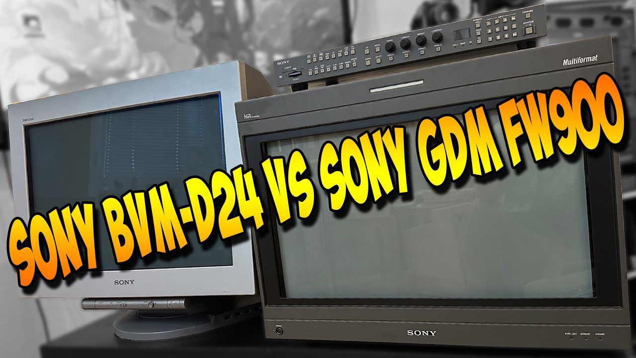Sony BVM-D24E1WU VS Sony GDM FW900 Самые легендарные и редкие ЭЛТ Мониторы
