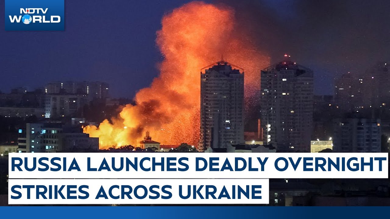 Russia Ukraine War | Russia Launches Deadly Wave Of Drone, Missile Attacks Across Ukraine