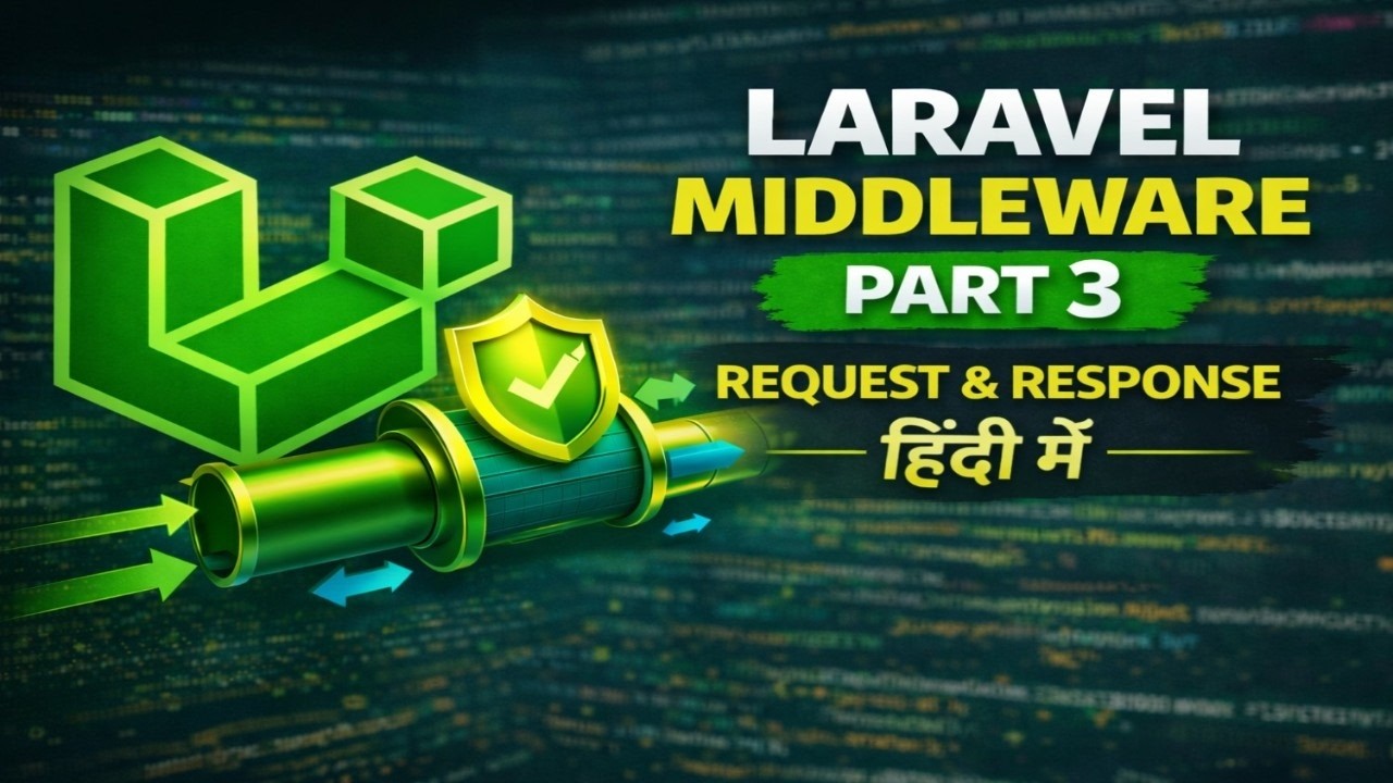 Laravel Middleware Tutorial in Hindi | Complete Guide | Part 3
