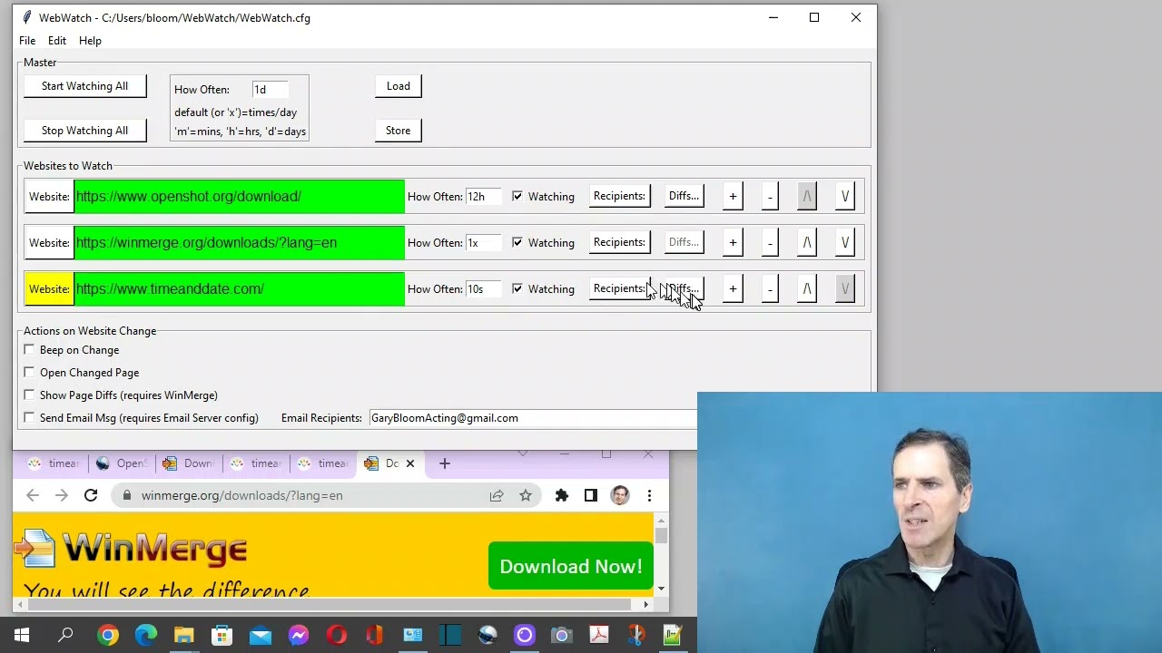 WebWatch Tutorial - by Gary M. Bloom