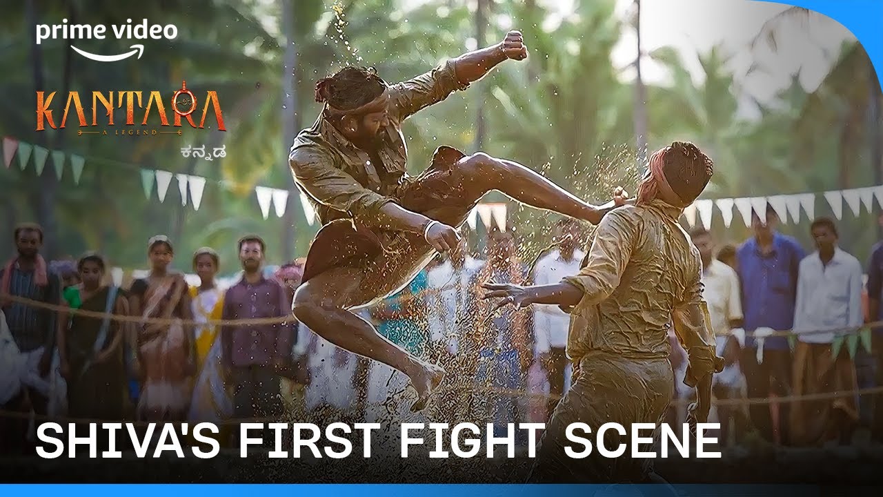 Kantara : Shiva's Fight Scene Will Leave You Thrilled 😱 | Rishab Shetty | Prime Video India