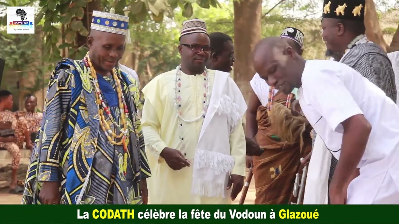 Célébration de la fête du vodoun à Glazoué avec la Confrérie des Dignitaires et Adeptes du Thron