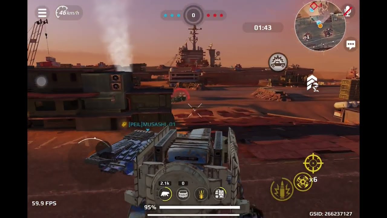 Crossout mobile 16カスタムマッチ